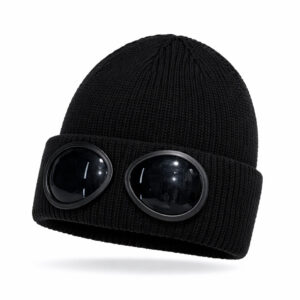 Men's Beanie with Integrated Goggles