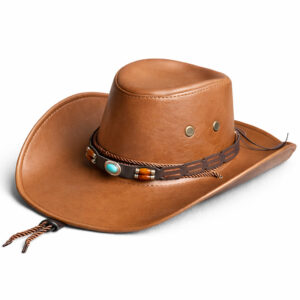 Leather Cowboy Hat