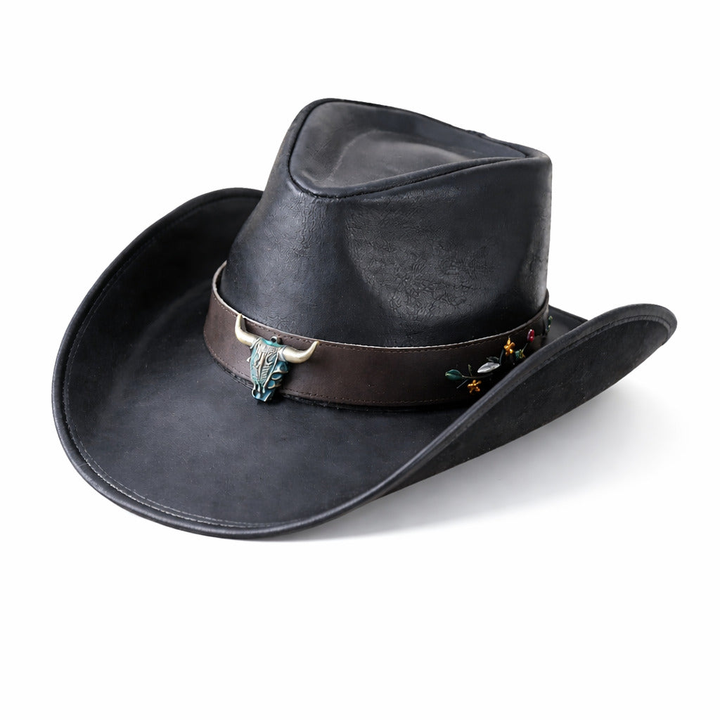 Genuine Leather Cowboy Hat