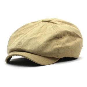 Adjustable Cotton Newsboy Cap