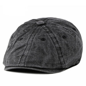 Adjustable Cotton Newsboy Cap