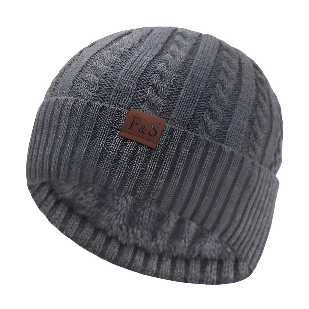 H9e8d9720cbe24673a0f8188cb331790aL_1.jpg Men's Fleece-Lined Cable-Knit Beanie