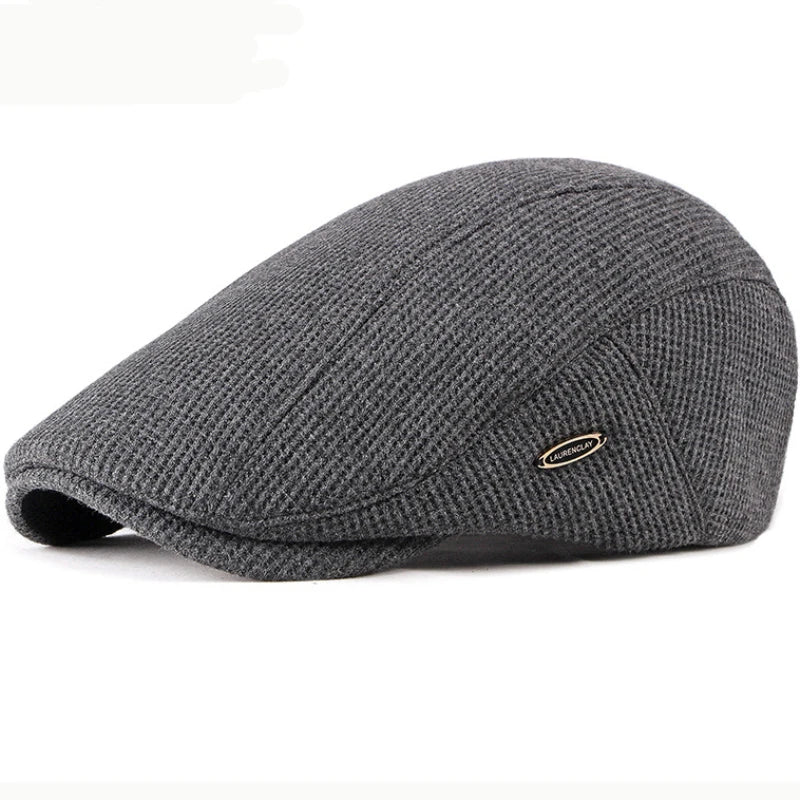 Men's Classic Textured Wool Beret