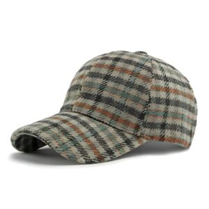 Adjustable Plaid Cap