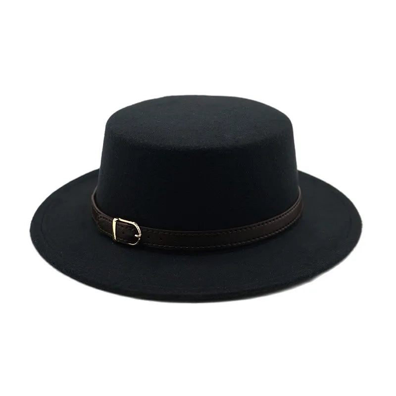 Flat Fedora Hat