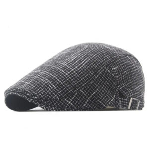 Men's Vintage-Style Lightweight Linen Flat Cap