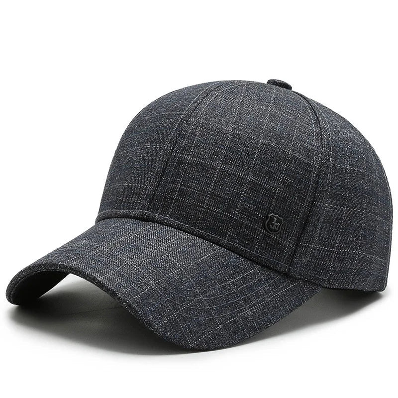 Elegant Checkered Cap