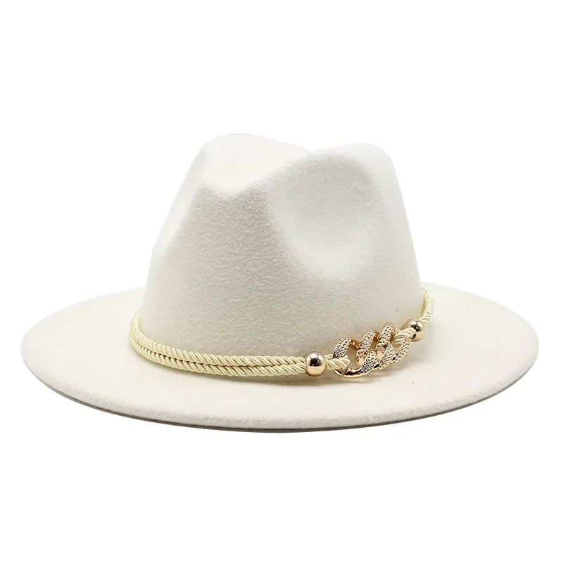 Cotton-Blend Fedora Hat