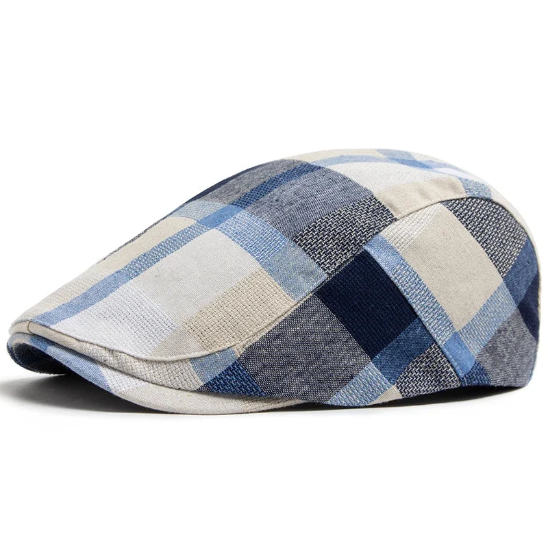 Men's Plaid Beret