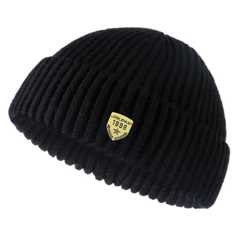 Docker Beanie with Embroidered Patch